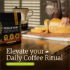 Piedra Negra Gourmet Coffee Medium Roast (Ground) - 12 oz - 100% Arabica Coffee Chocolate and Caramel Notes Versatile for Drip, French Press & Espresso - Piedra Negra Café de Altura
