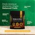 Piedra Negra Gourmet Coffee Medium Roast (Ground) - 12 oz - 100% Arabica Coffee Chocolate and Caramel Notes Versatile for Drip, French Press & Espresso - Piedra Negra Café de Altura