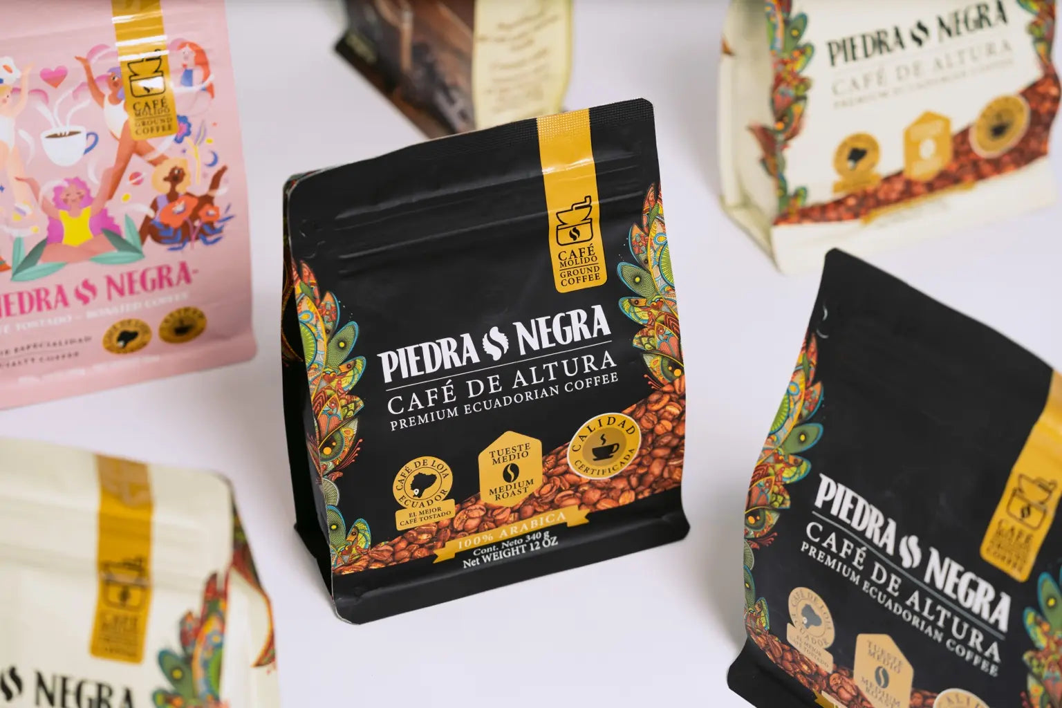 Medium Roast coffee bag among the Piedra Negra collection